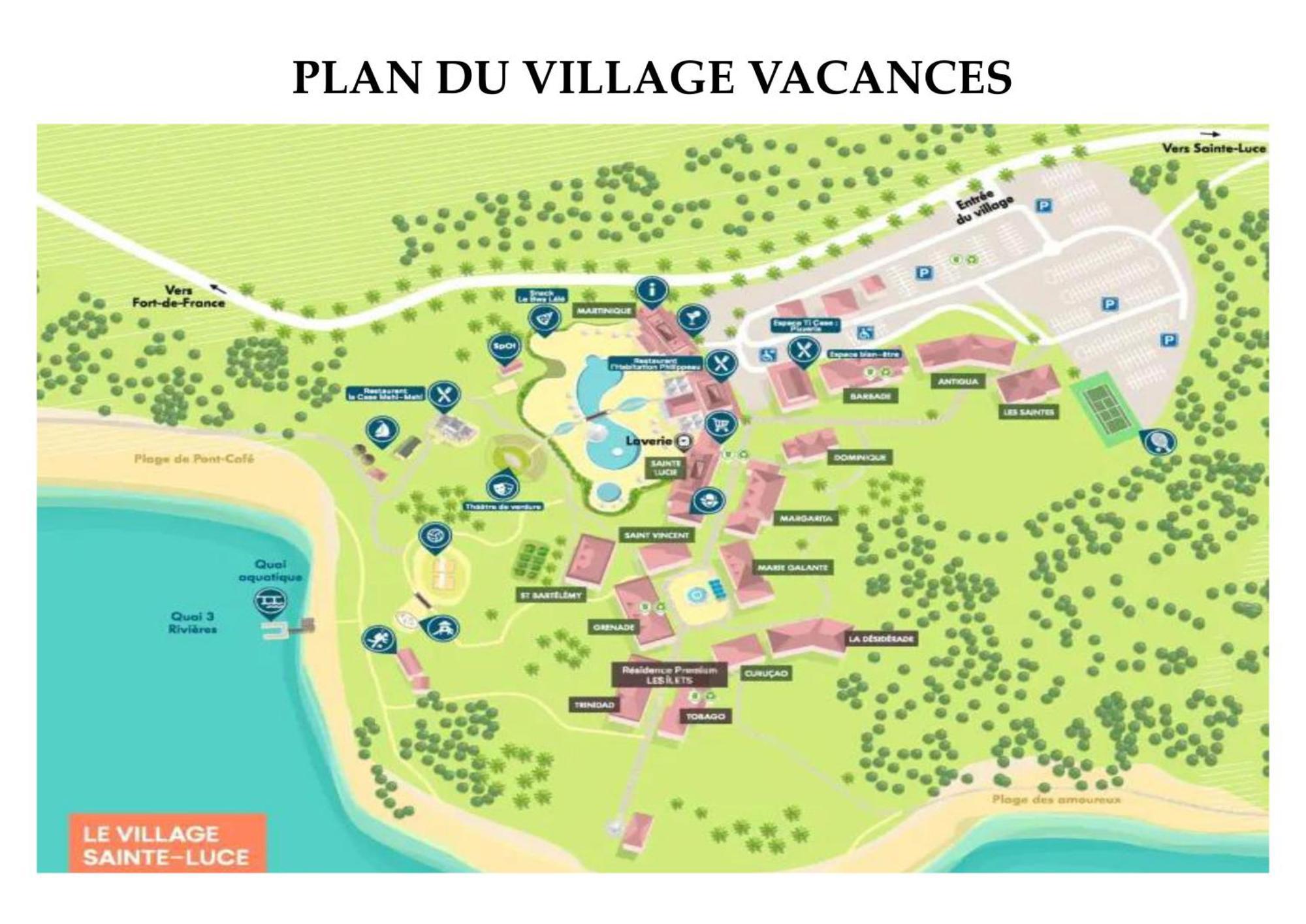 Dans Village Pierre & Vacances - 3 Pieces - Piscine, Plage - Vues Mer, Calme & Spacieux Sainte-Luce Luaran gambar